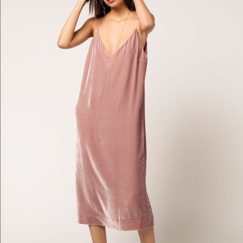 Mara Hoffman “Georgia” velvet dress